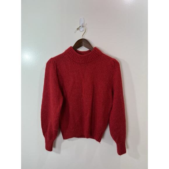 & Other Stories Women’s Wool Alpaca Blend Sweater Size XS Red Vibrant Coquette - Picture 1 of 8